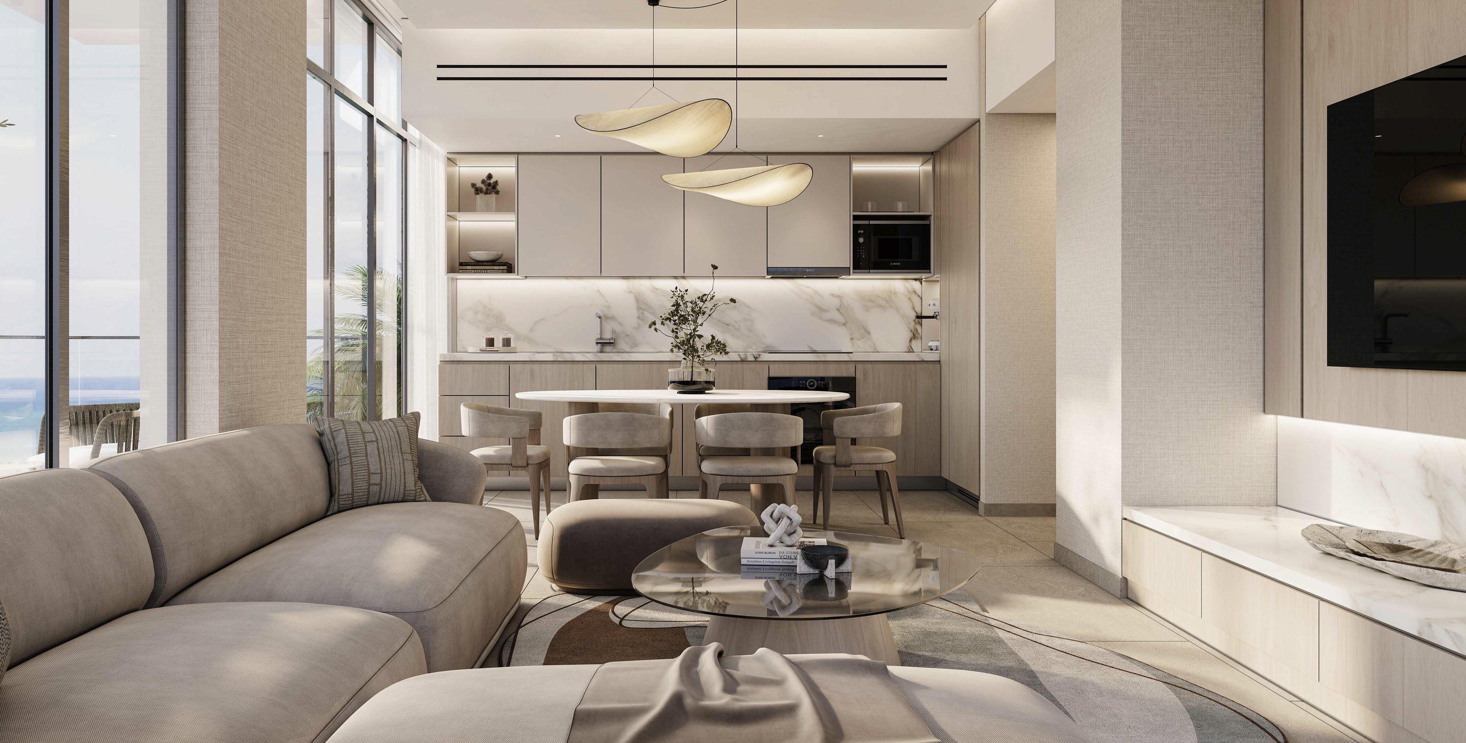 Intérieur d'appartement moderne à Playa Viva